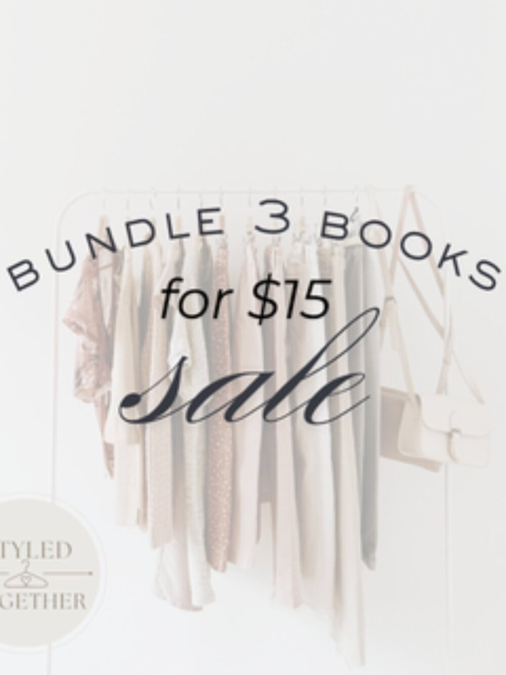 3/$15 Book Sale